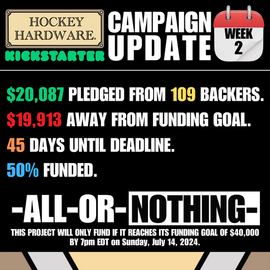 Hockey Hardware Kickstarter Update: Week 2