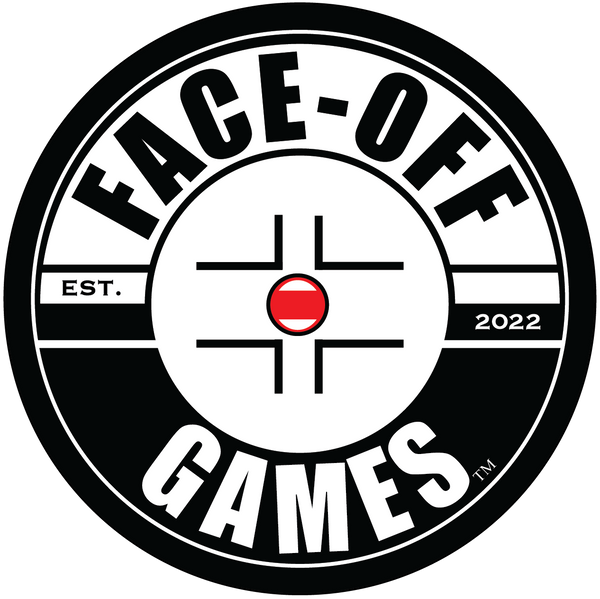 This is the primary logo of FACE-OFF GAMES. FACE-OFF GAMES is the official home of Hockey Hardware.